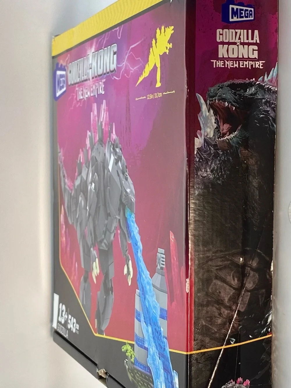 2023 MEGA Showcase Kong x Godzilla: The New Empire GODZILLA 12.5in Set 543pcs